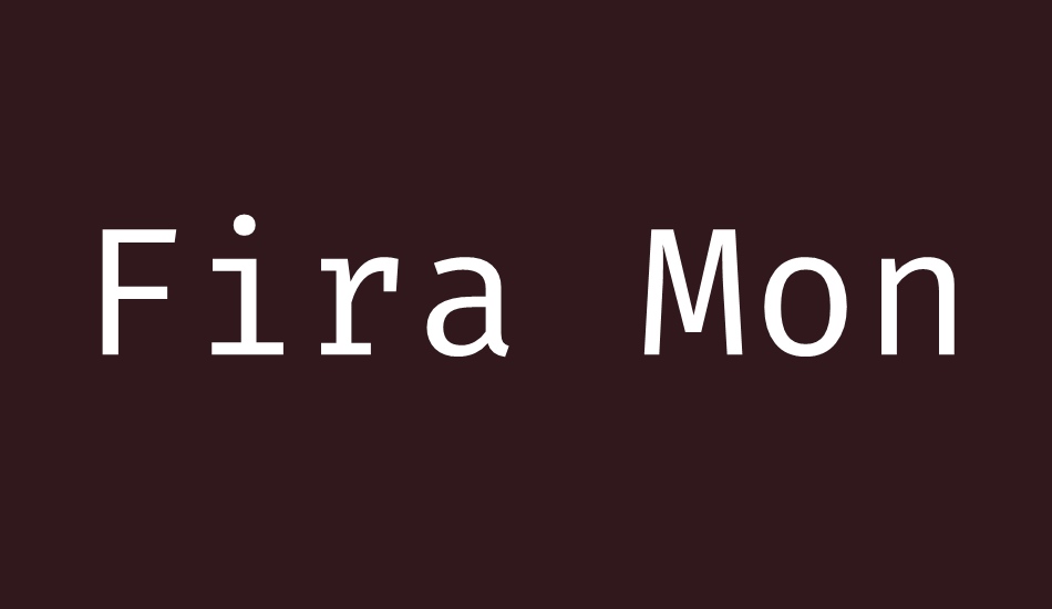 fira-mono font big
