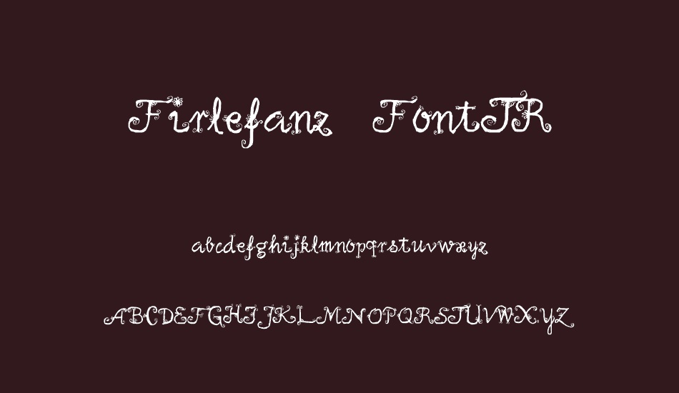 firlefanz--fonttr font