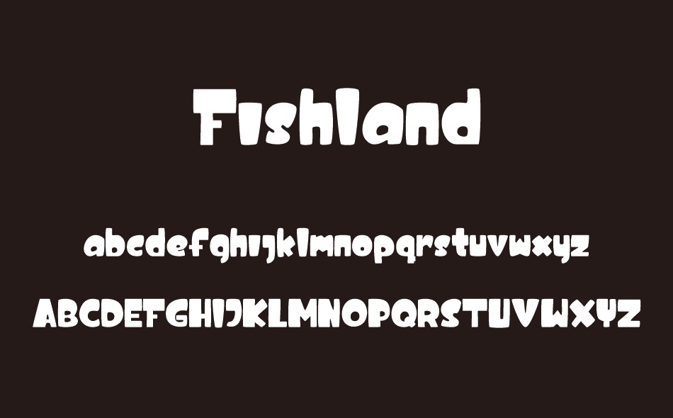 Fishland font