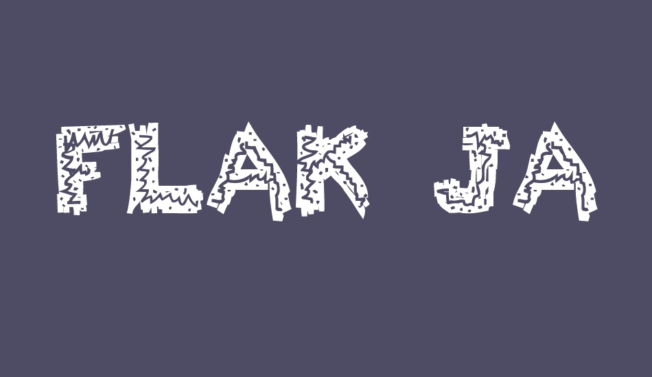 flak-jacket font big