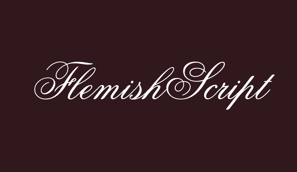 flemishscript-bt font big