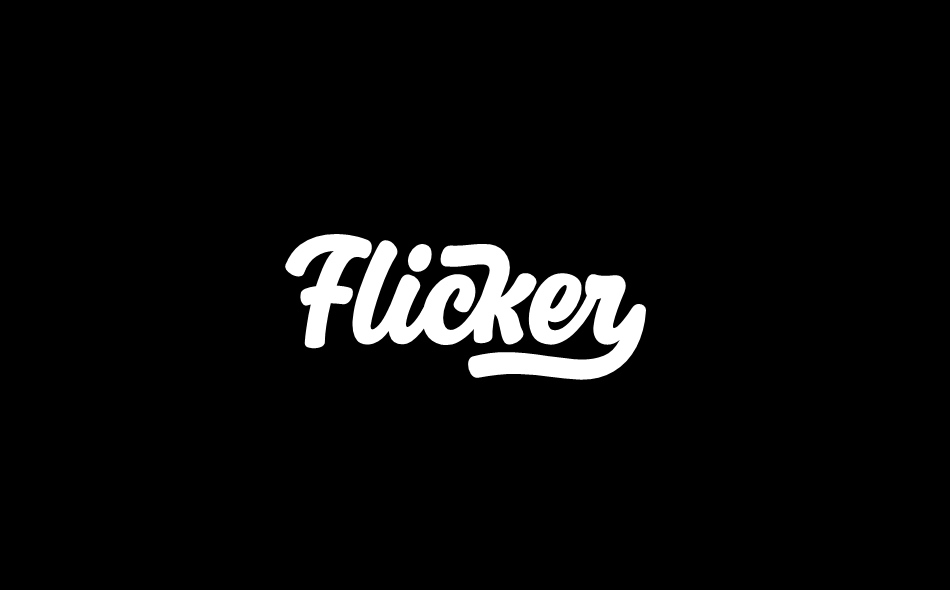 Flicker font big