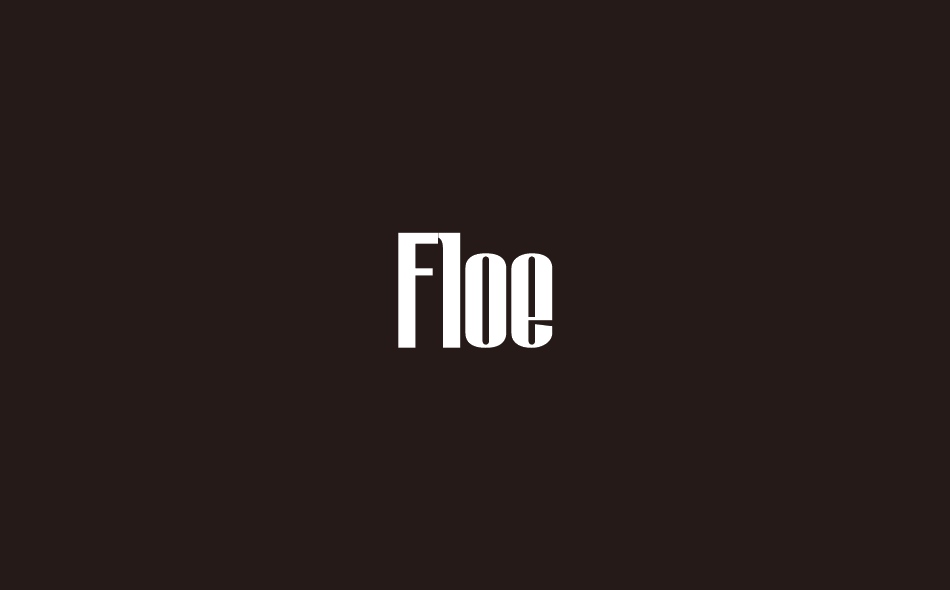 Floe font big