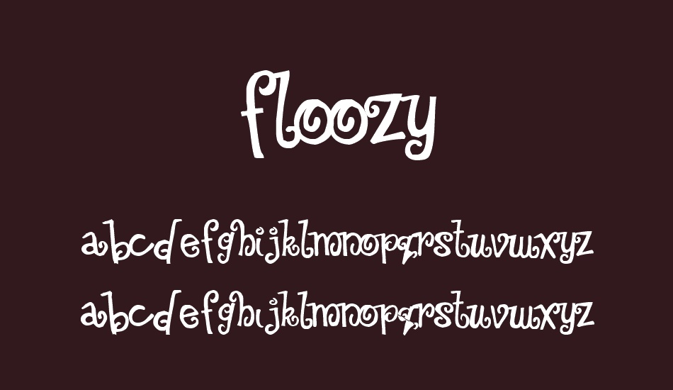floozy font