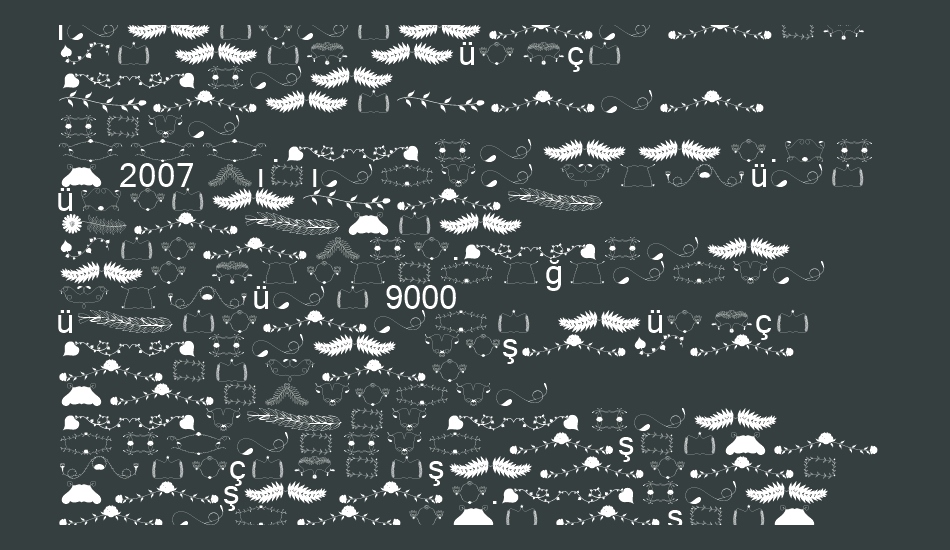 florality font 1