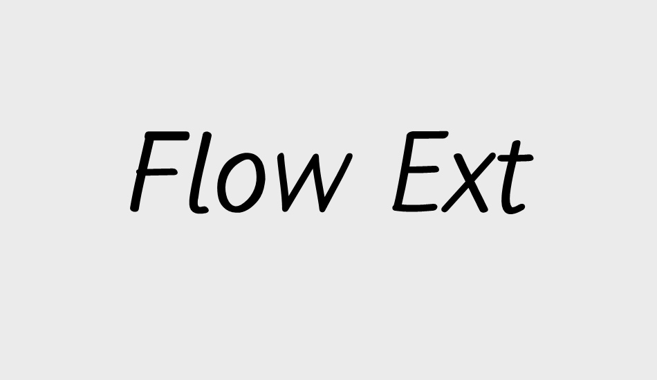 flow-ext font big