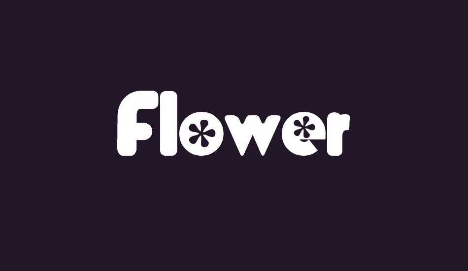 flower font big