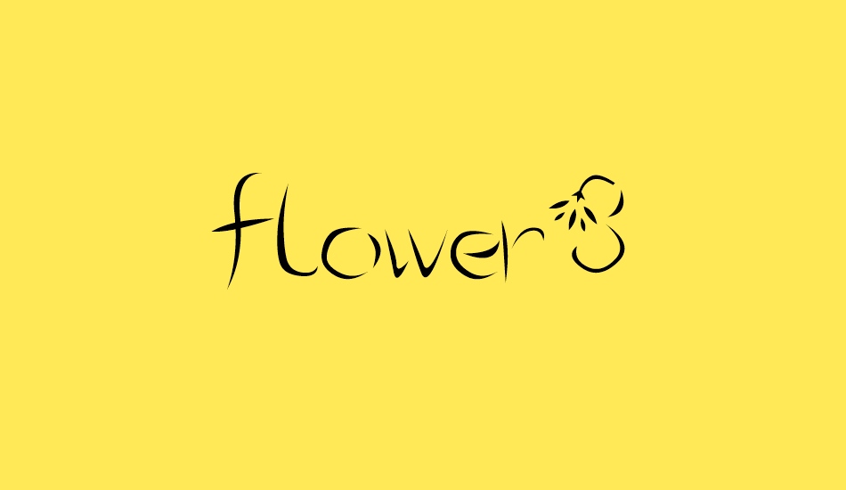 flower3 font big
