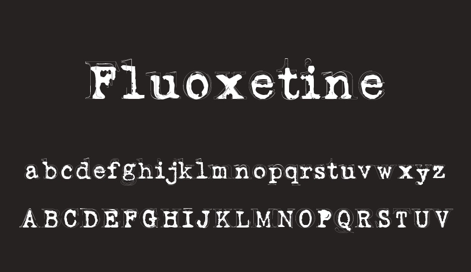 fluoxetine font