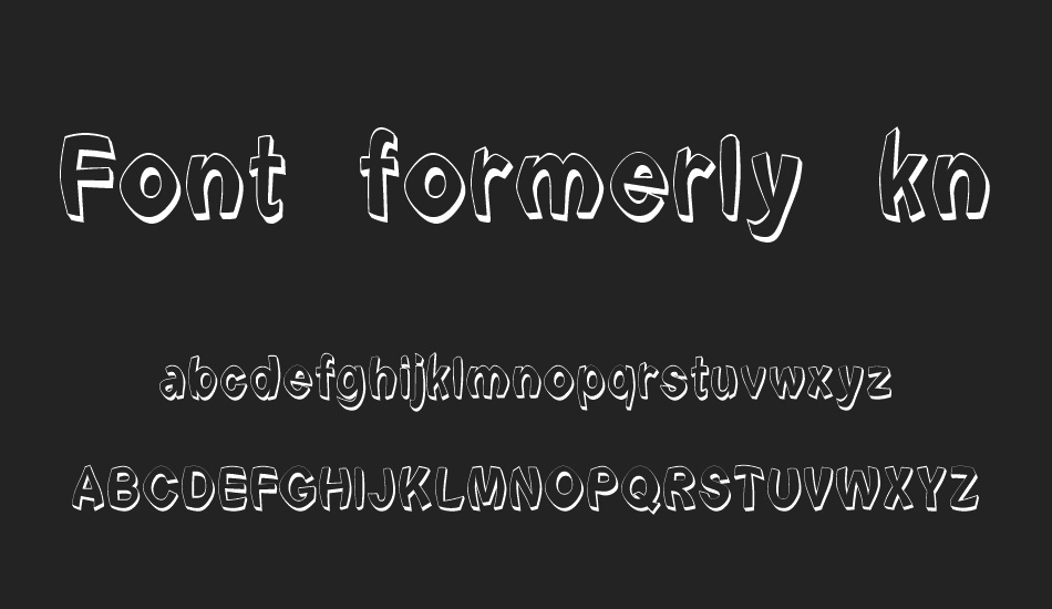 font-formerly-known-as-font font