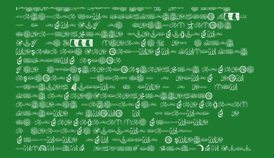font-islamic-color font 1