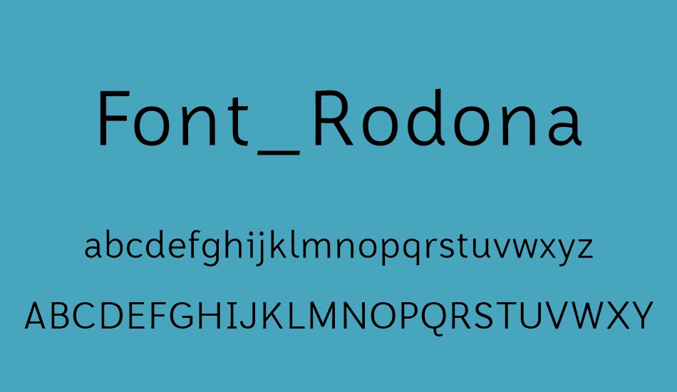 font-rodona font