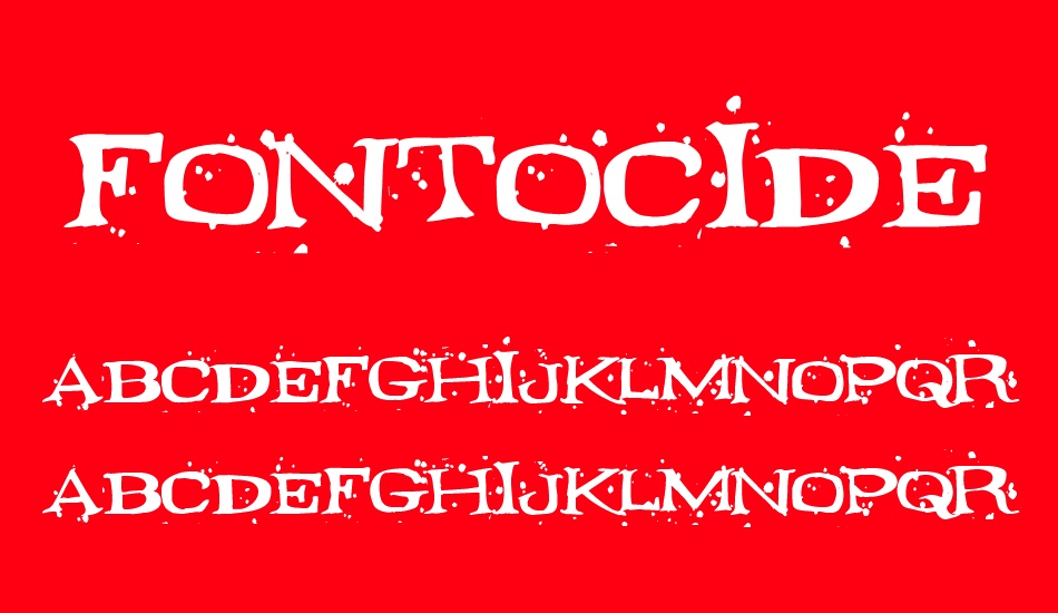 fontocide font