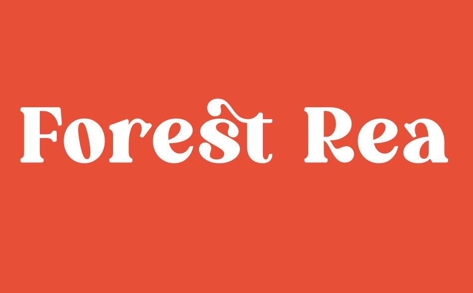 Forest Realm font big