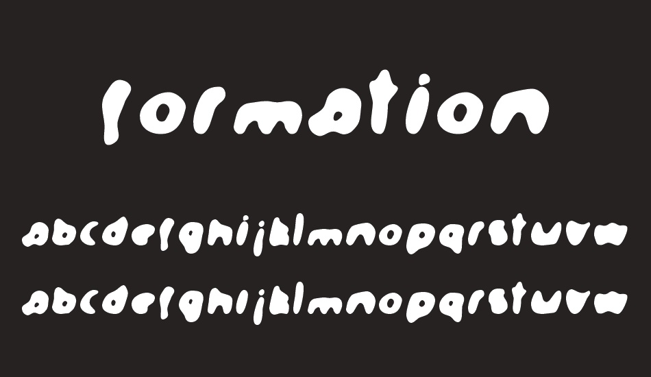 formation font