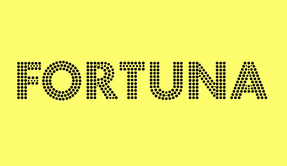 fortuna-dot font big