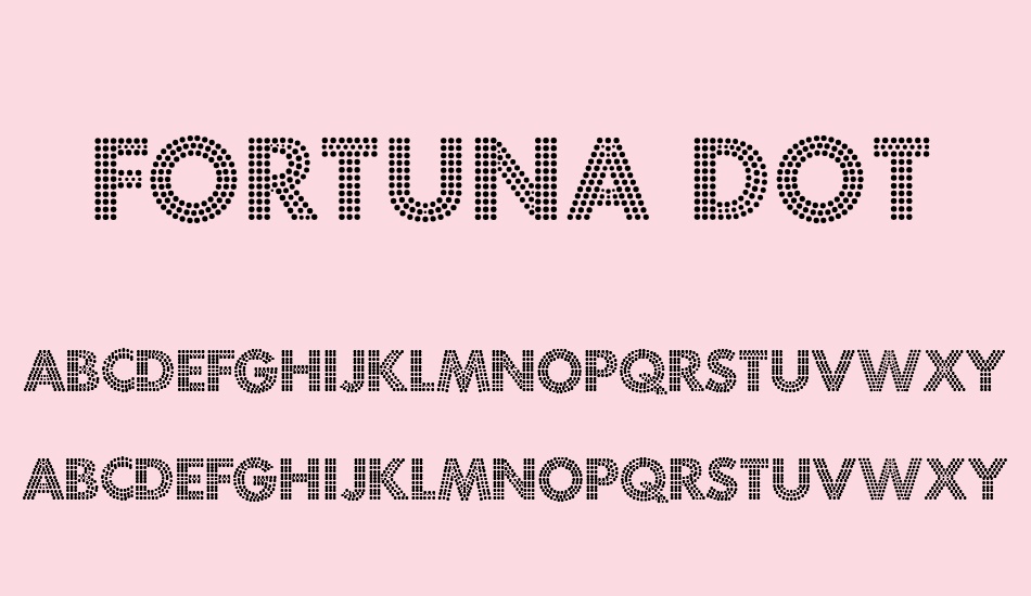 fortuna-dot font