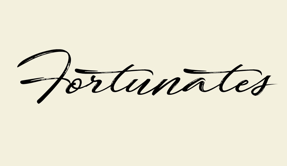 fortunates-december font big