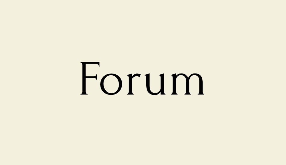forum font big
