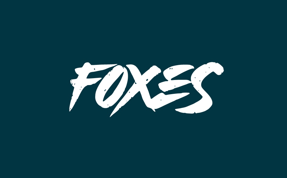 Foxes font big