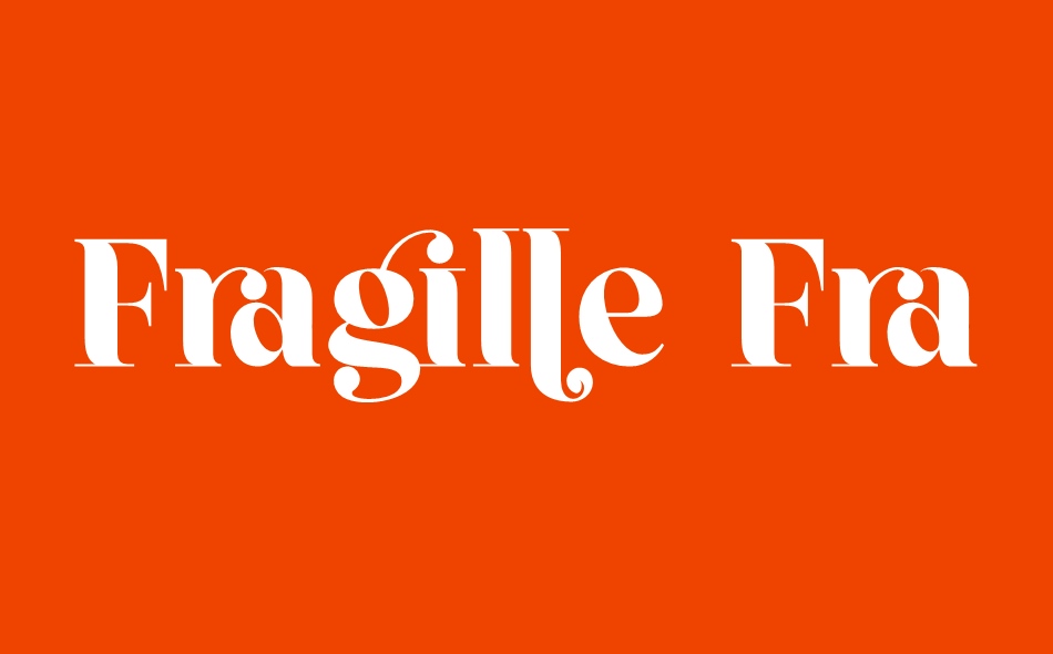 Fragille font big