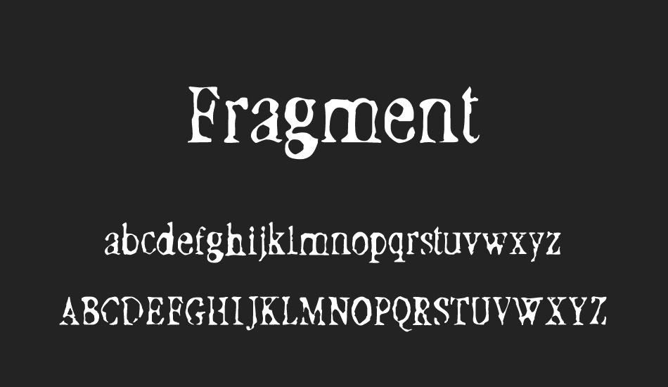 fragment font