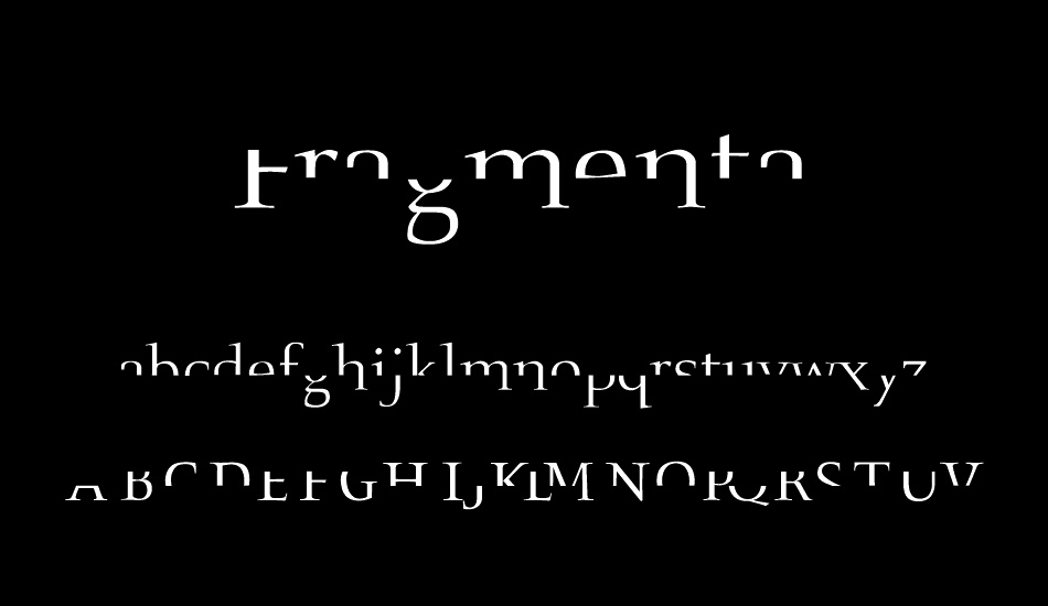fragmenta font