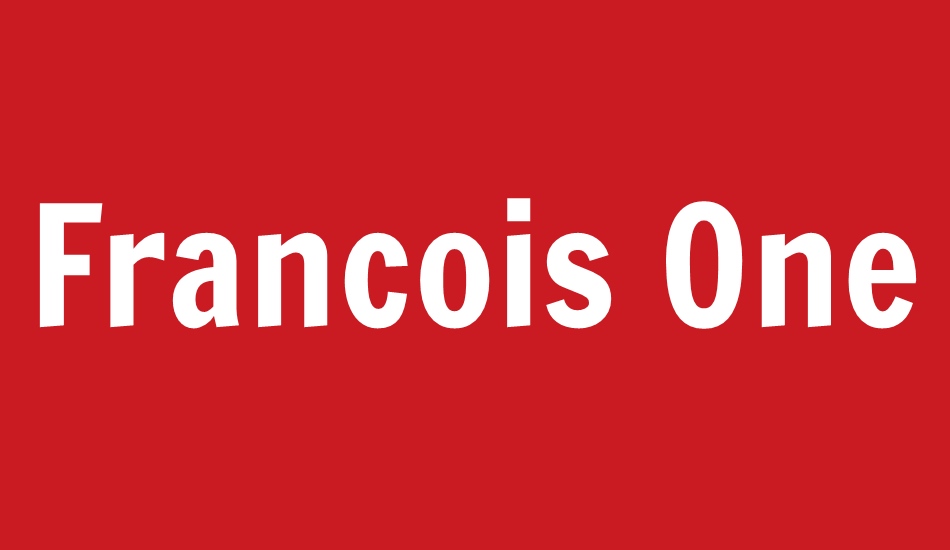 francois-one font big