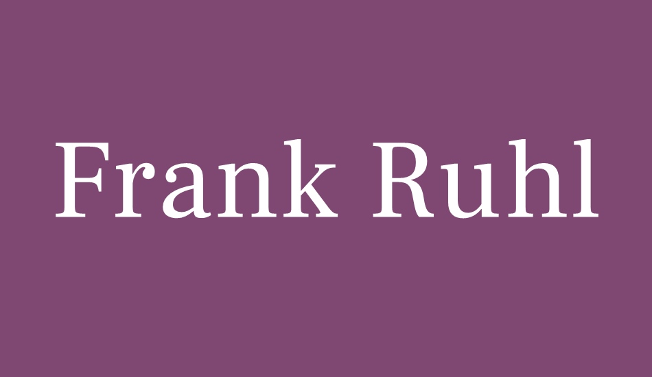 frank-ruhl-libre font big