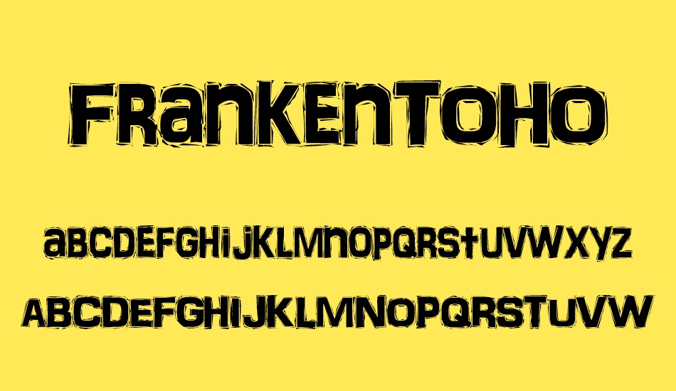 frankentoho font