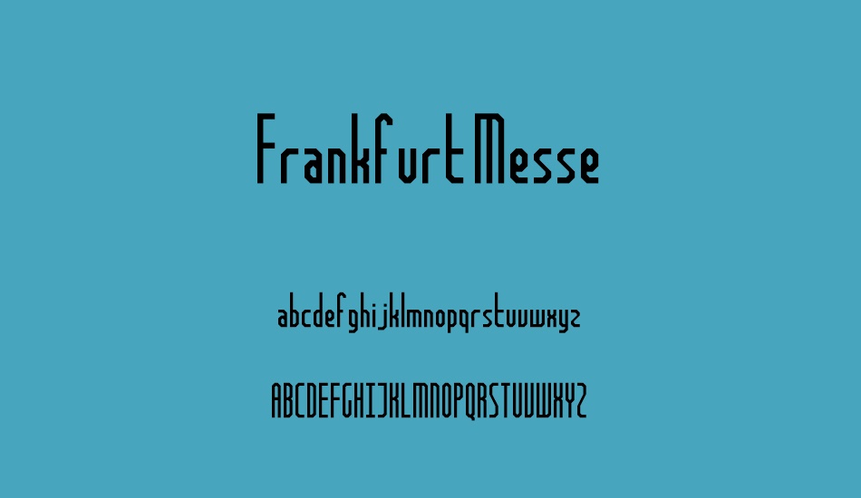 frankfurt-messe font
