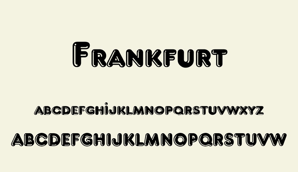 frankfurt font