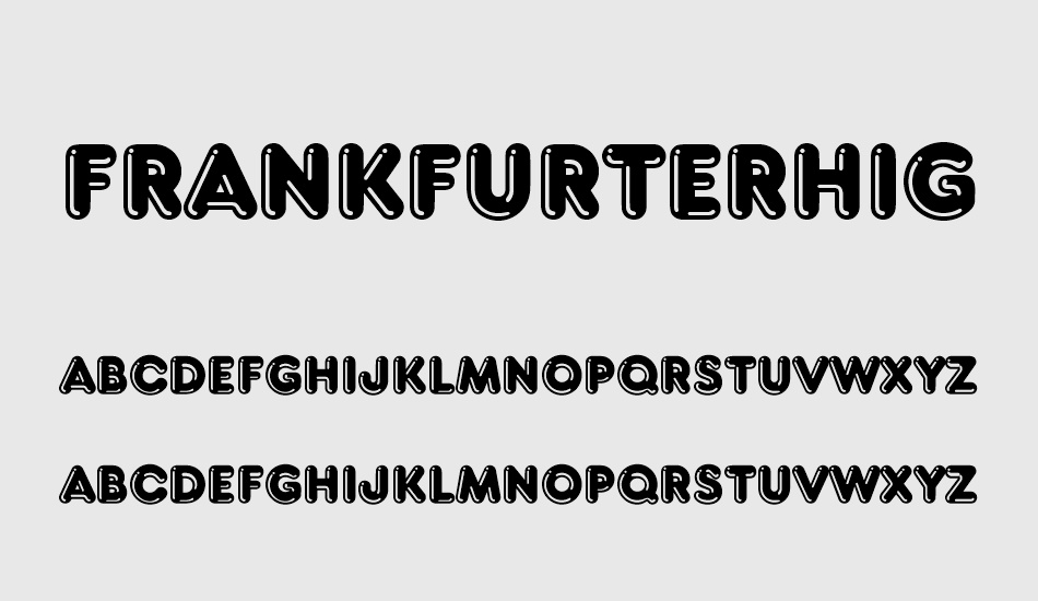 frankfurterhigd font