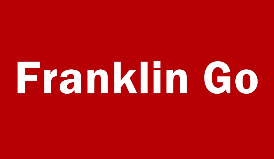 franklin-gothic-demi font big