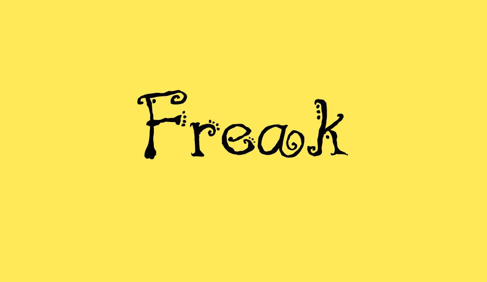 freak font big