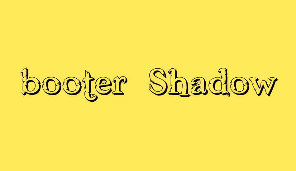 freebooter-shadow font big