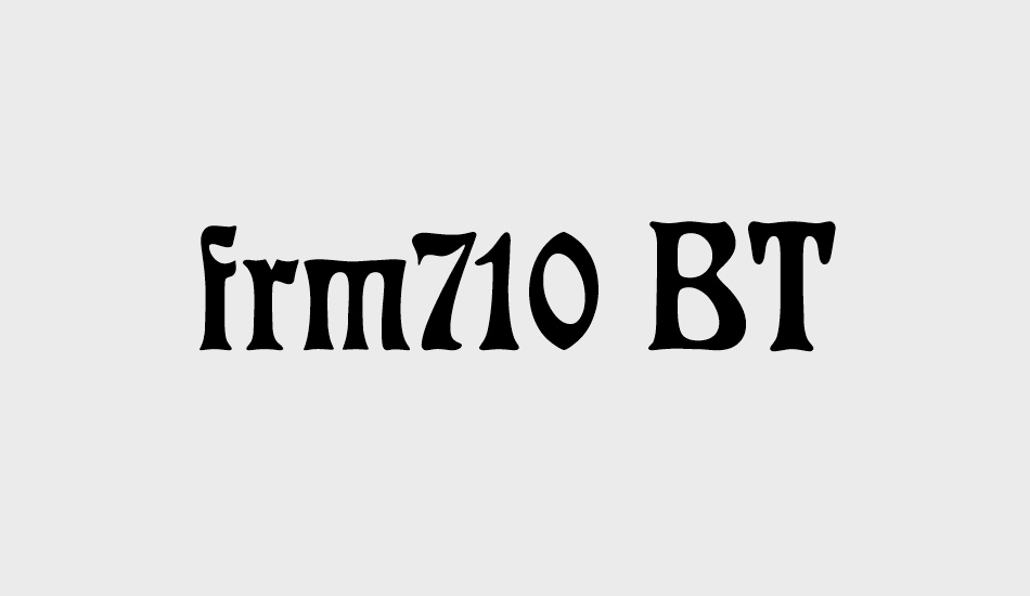 freefrm710-bt font big