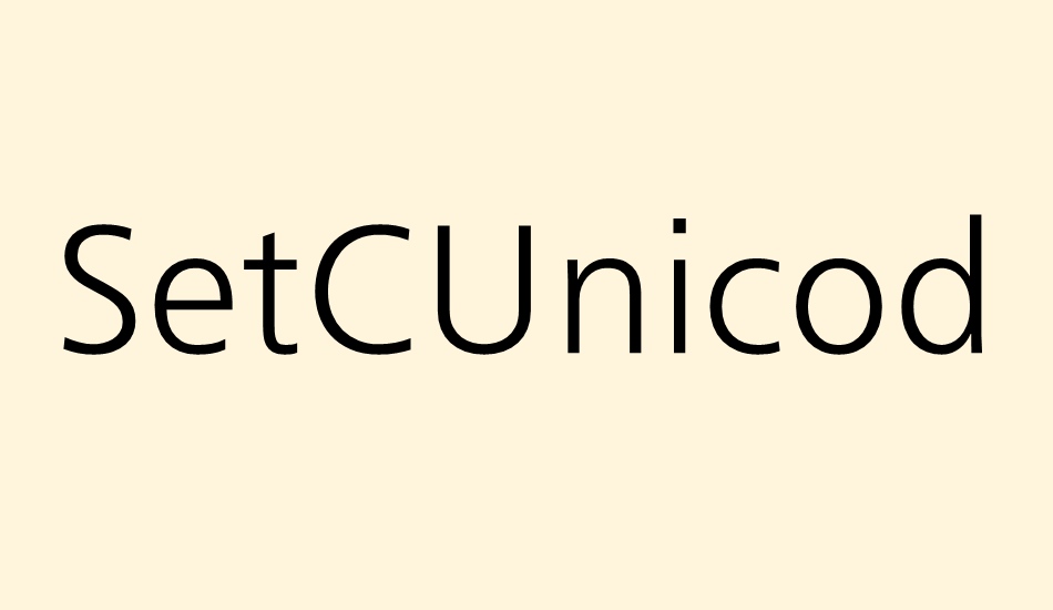 freesetcunicode font big