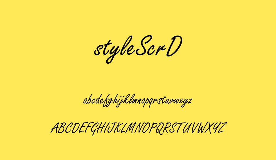 freestylescrd font