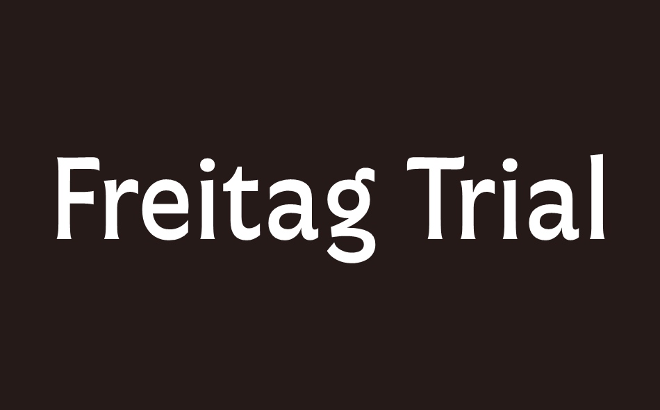 Freitag font big