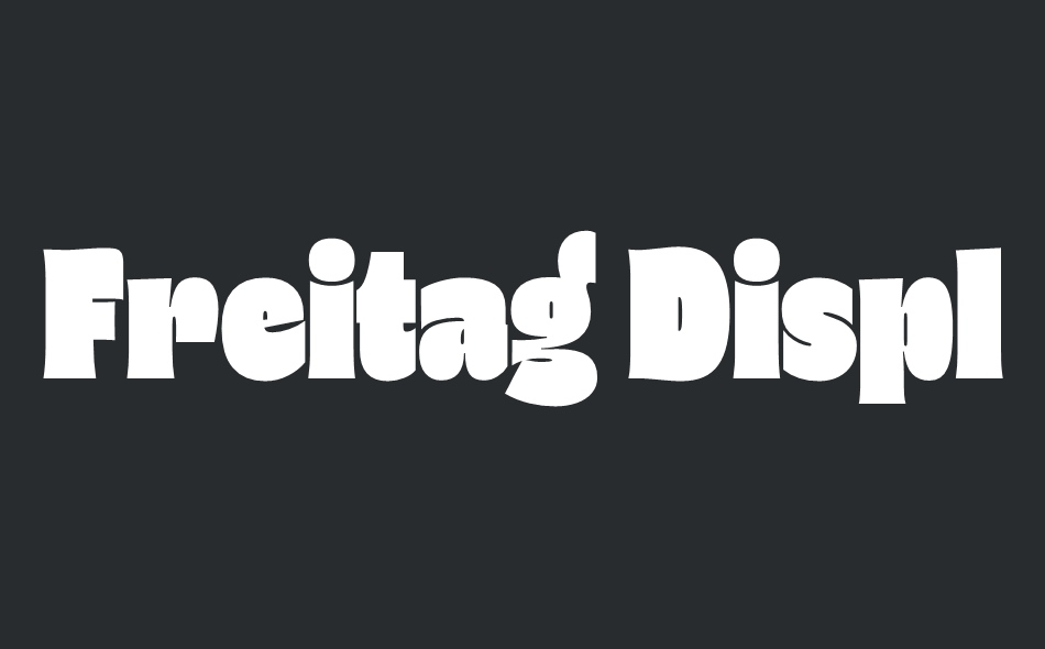 Freitag Display font big