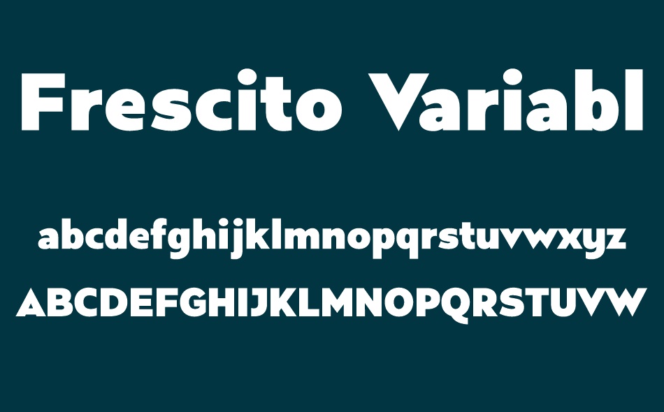 Frescito font