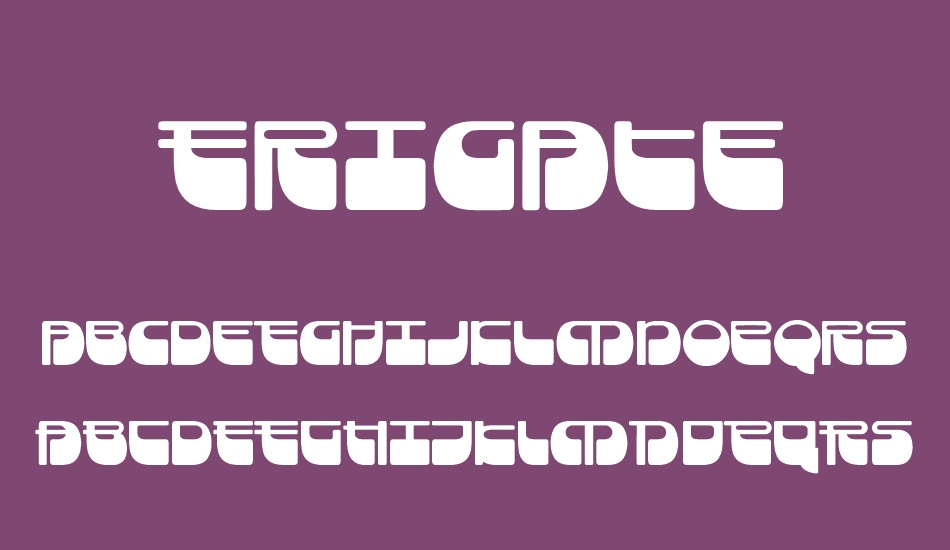 frigate font