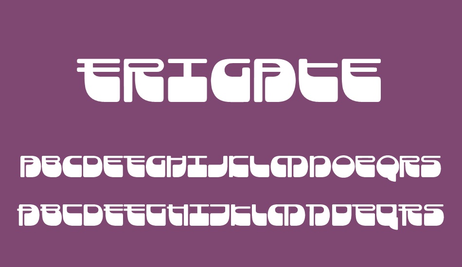 frigate font
