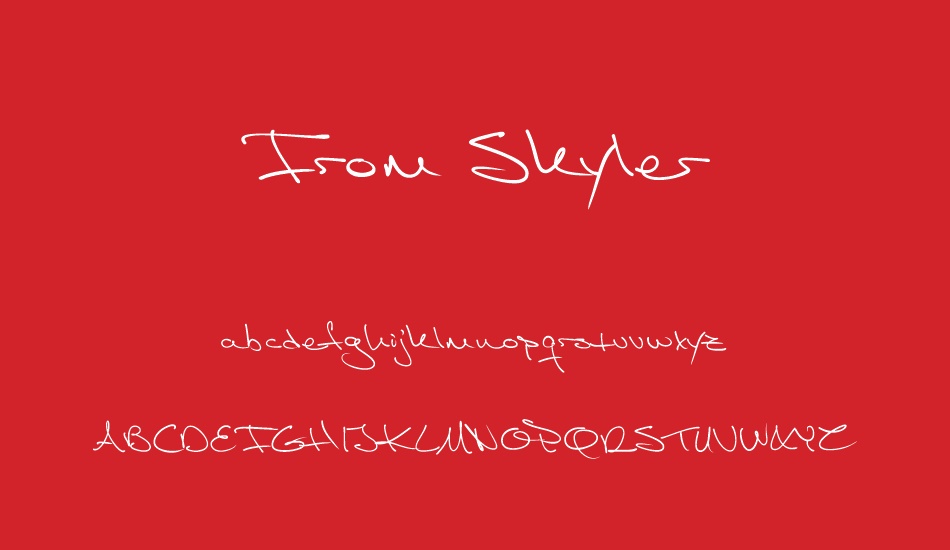 from-skyler-personal-use-only font