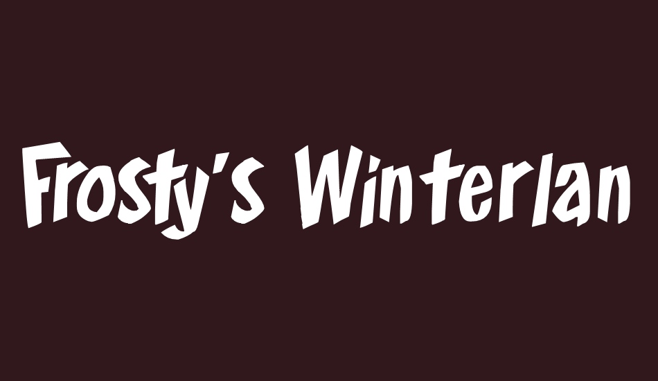 frostys-winterland font big