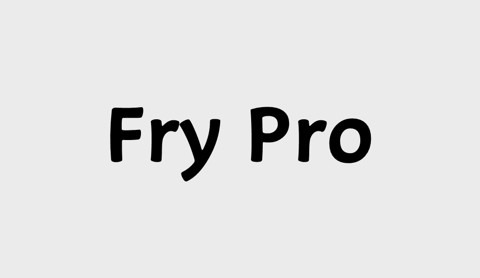 fry-pro font big