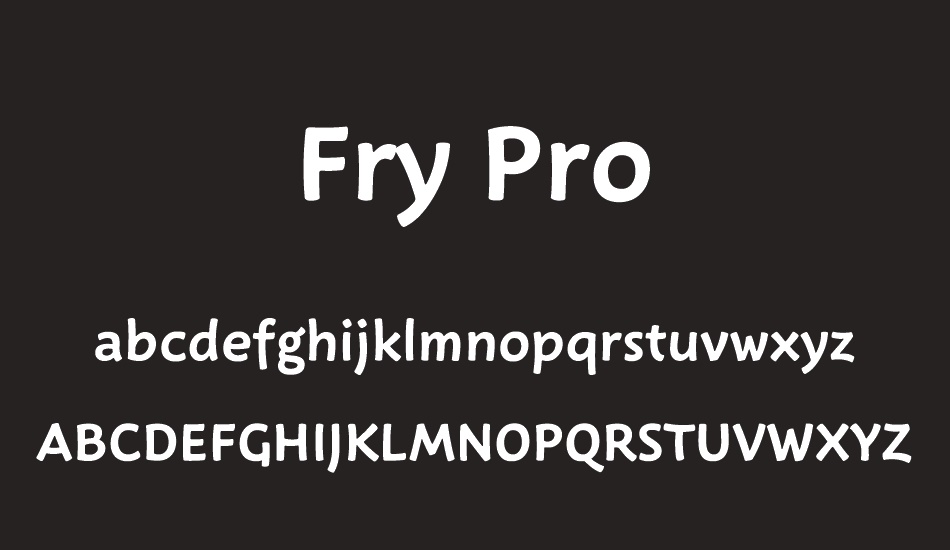 fry-pro font