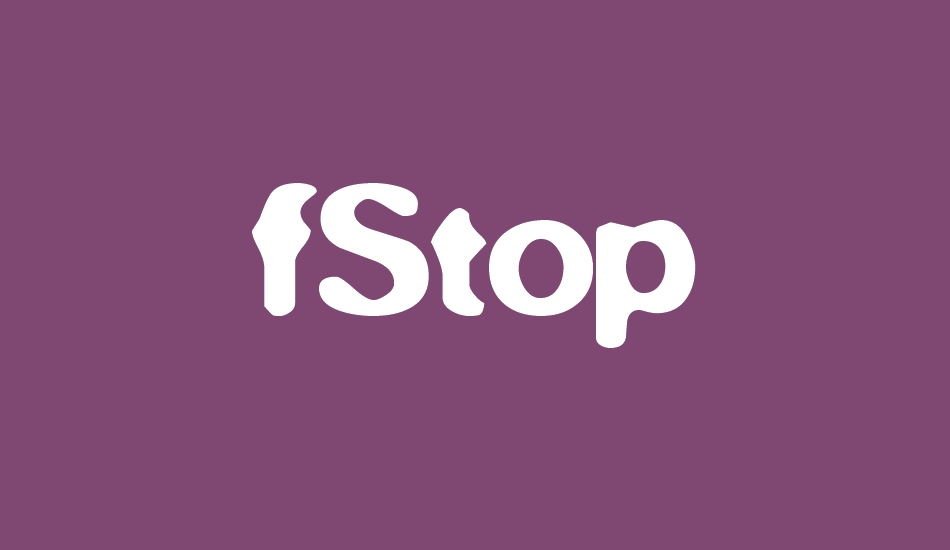 fstop font big