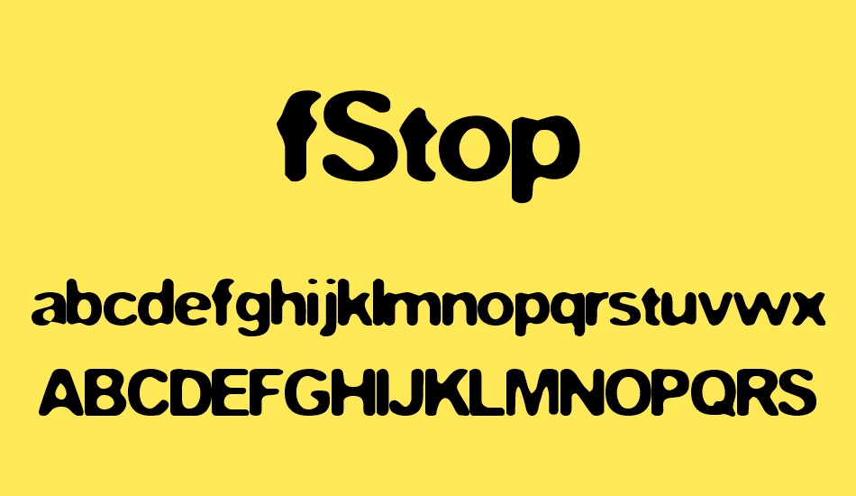 fstop font